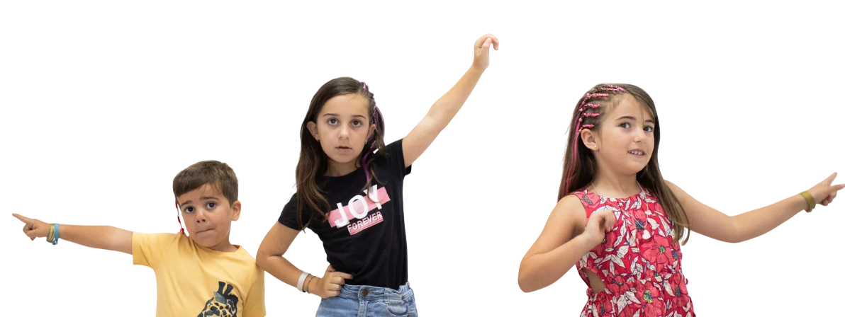 Niños aprendiendo inglés en Bubble English Academy